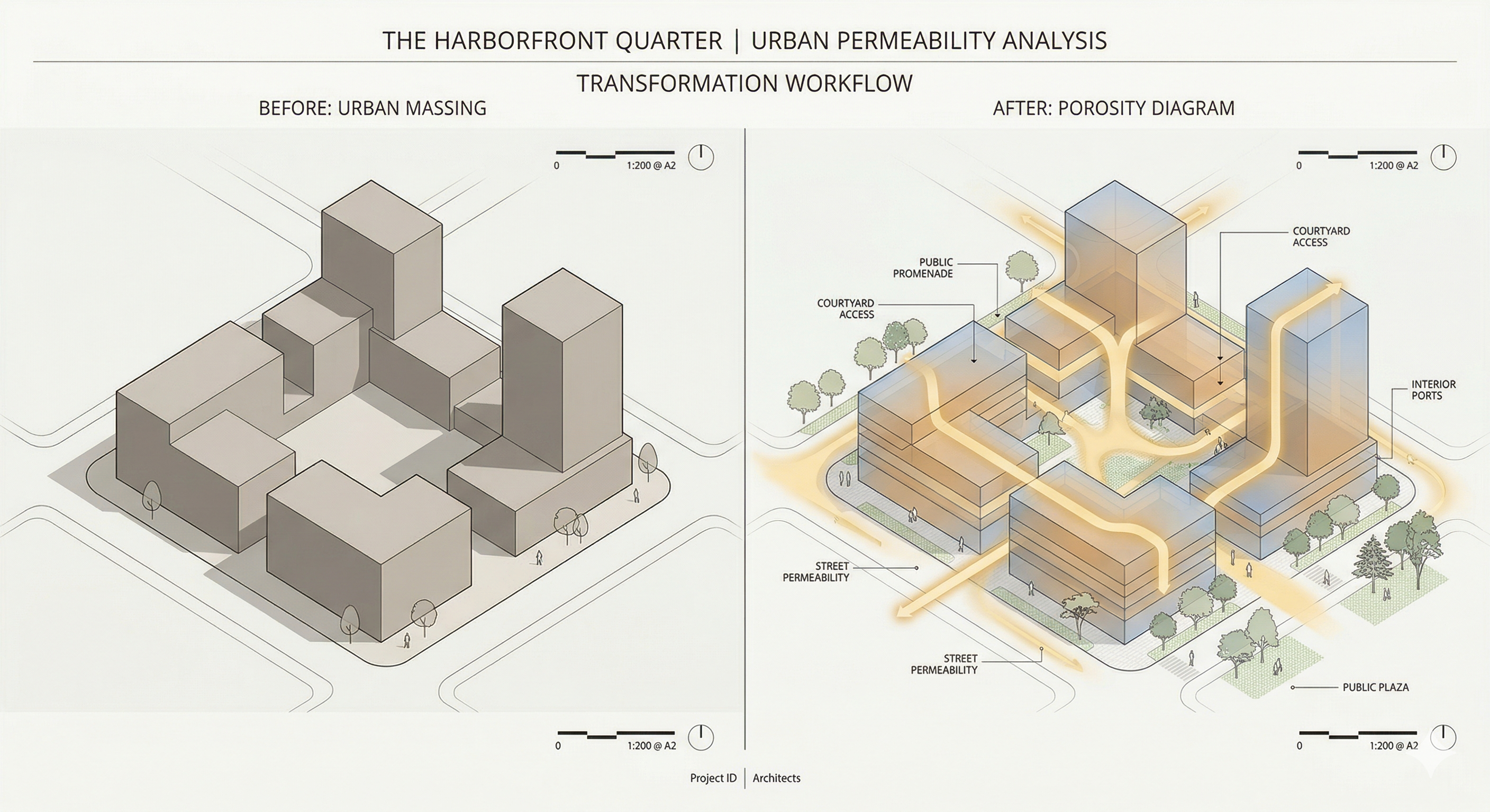Urban porosity diagram